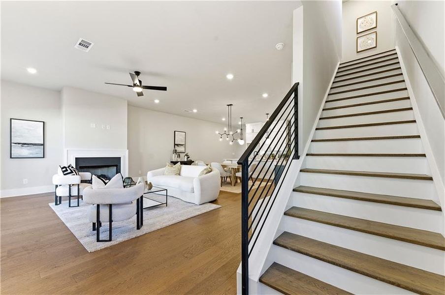Furnished interior view inside a new home in , Watkinsville (Image 11).