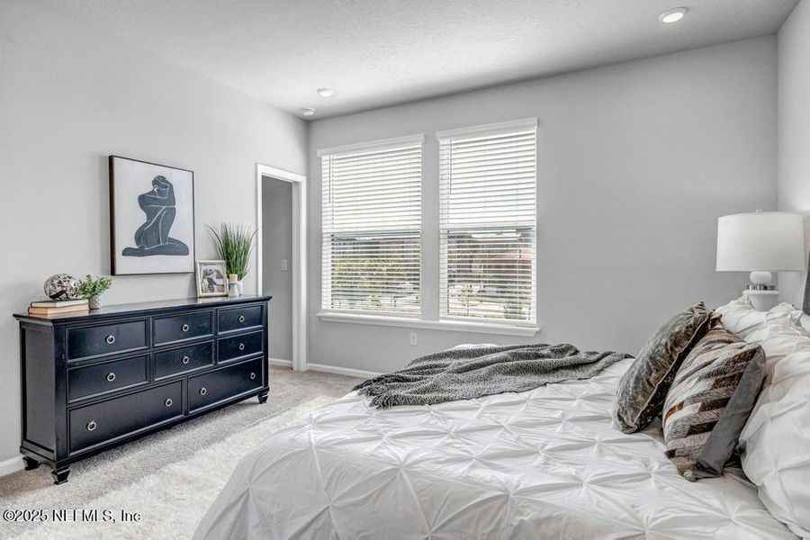 Furnished interior view inside a new home in Johnson Commons, Jacksonville (Image 12). Furnished interior view inside a new home in Johnson Commons, Jacksonville (Image 12).