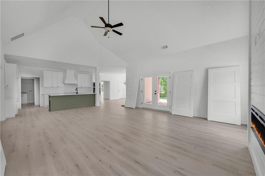 Spacious, unfurnished interior of a new home in , Lavonia (Image 34).