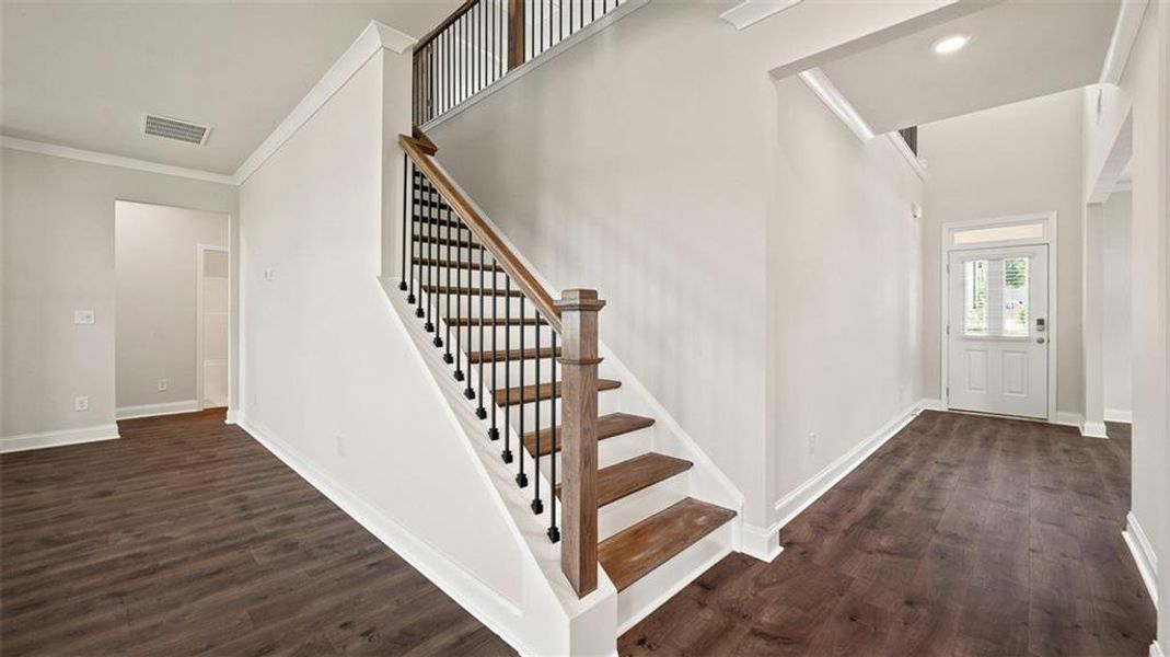 Spacious, unfurnished interior of a new home in Evergreen Crossing, Locust Grove (Image 25). Spacious, unfurnished interior of a new home in Evergreen Crossing, Locust Grove (Image 25).