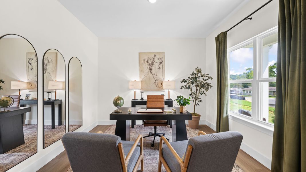 Furnished interior view inside a new home in Lone Oaks Farm, Cleveland (Image 4).