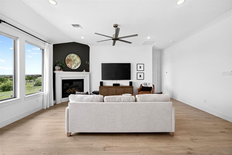 Furnished interior view inside a new home in Gatlin Ranch, Springtown (Image 8).