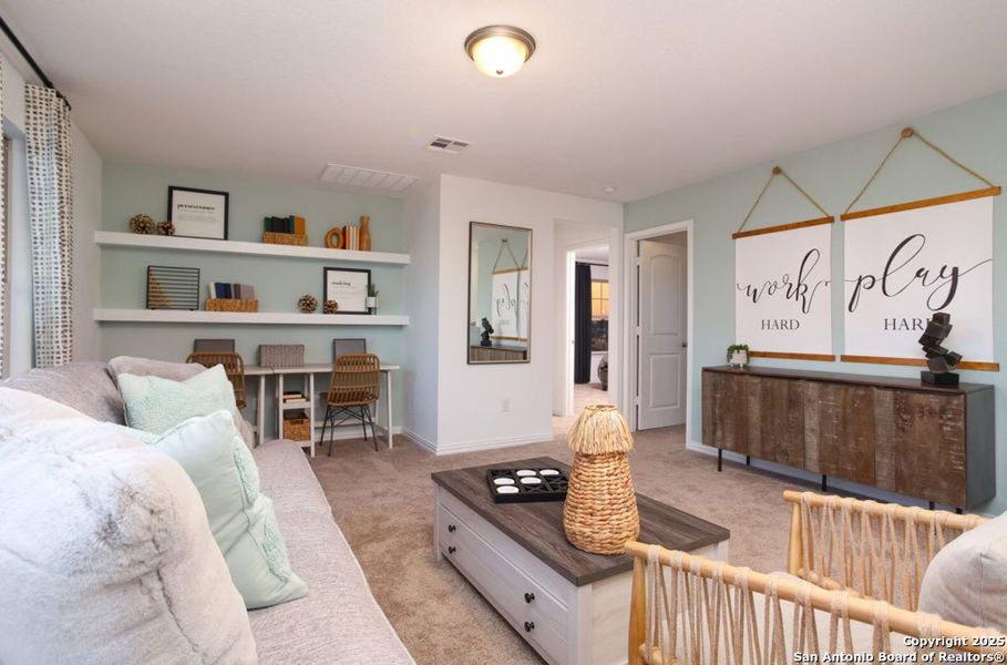 Furnished interior view inside a new home in Morgan Meadows, San Antonio (Image 20).