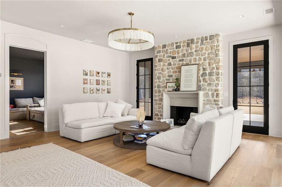 Furnished interior view inside a new home in , Chattahoochee Hills (Image 9).