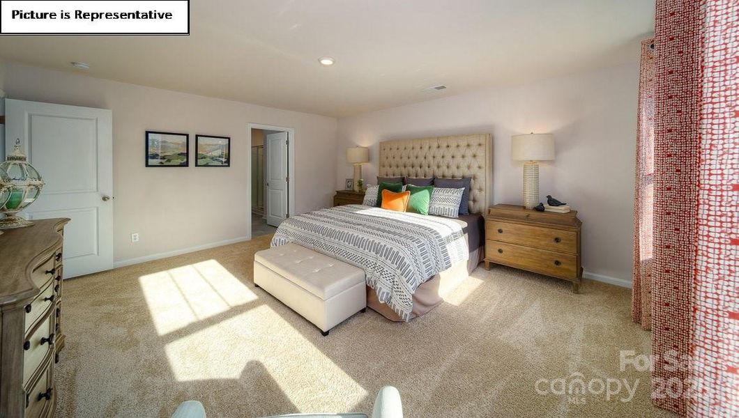 Furnished interior view inside a new home in Lakeshore at Windstone, Mooresville (Image 8).