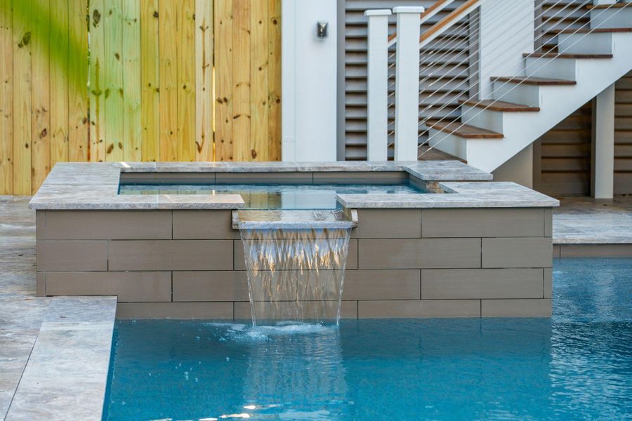 Exterior details and patio area of a home in , Isle Of Palms (Image 45). Exterior details and patio area of a home in , Isle Of Palms (Image 45).