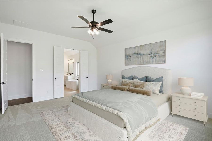 Furnished interior view inside a new home in Talon Hills, Fort Worth (Image 9).