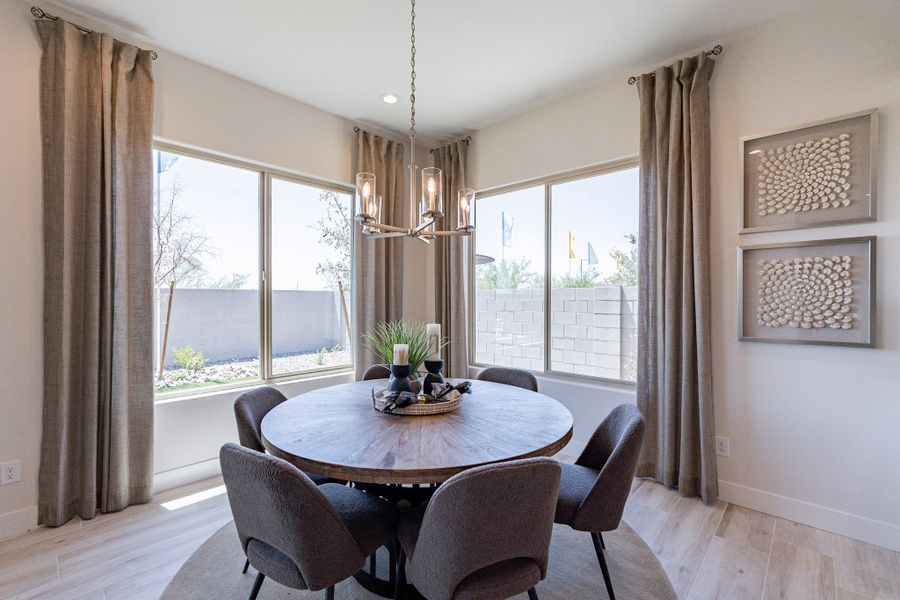 Representative furnished interior of a home built from the Hacienda Series - Cinnabar by Brightland Homes in Canyon Views - Hacienda, Litchfield Park (Image 12).