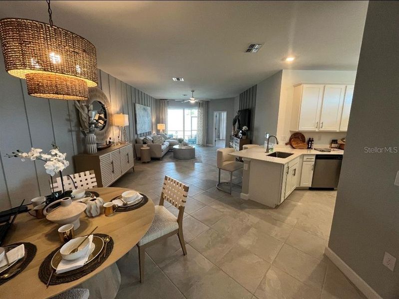 Furnished interior view inside a new home in , Englewood (Image 10).