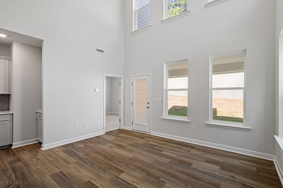 Spacious, unfurnished interior of a new home in Ovation at Sweetbrier, Durham (Image 16).