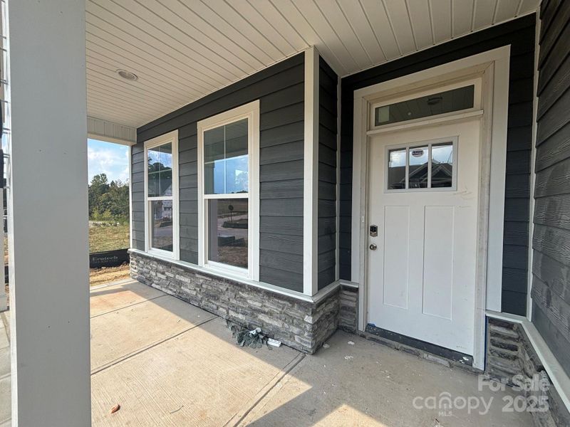 Exterior details and patio area of a home in Waterford Commons, Rock Hill (Image 2). Exterior details and patio area of a home in Waterford Commons, Rock Hill (Image 2).