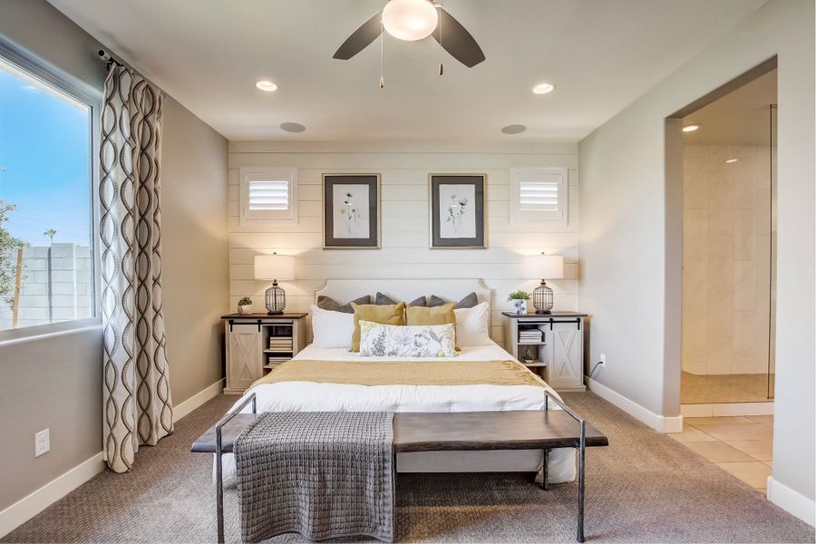 Furnished interior view inside a new home in Castillo at Anderson Parc, Buckeye (Image 29). Furnished interior view inside a new home in Castillo at Anderson Parc, Buckeye (Image 29).