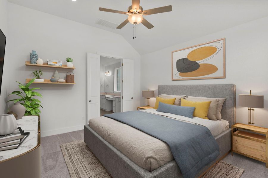 Primary Bedroom - Virtually Staged Primary Bedroom - Virtually Staged