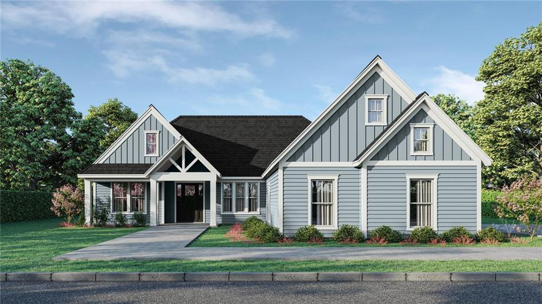 Front exterior of a new home in , Palm Coast, FL, highlighting curb appeal (Image 1). Front exterior of a new home in , Palm Coast, FL, highlighting curb appeal (Image 1).