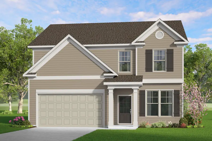 Front exterior of a home in the Oakhill Estates community, located in Adairsville, GA (Image 6).