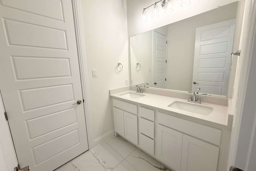 Furnished interior view inside a new home in Ridge Park Estates, Royse City (Image 11).