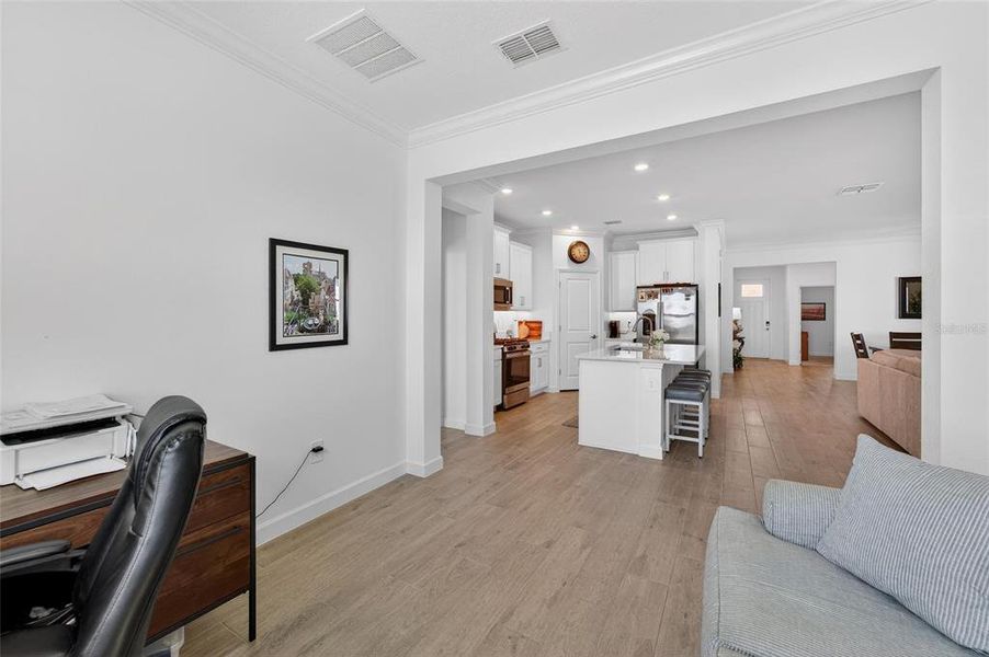 Furnished interior view inside a new home in Southshore Bay Active Adult, Wimauma (Image 15).