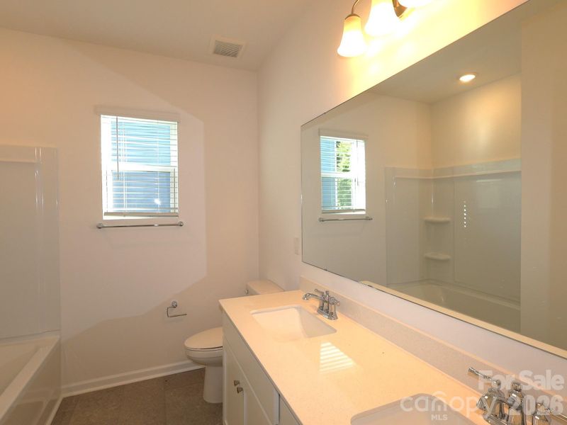 Secondary bathroom