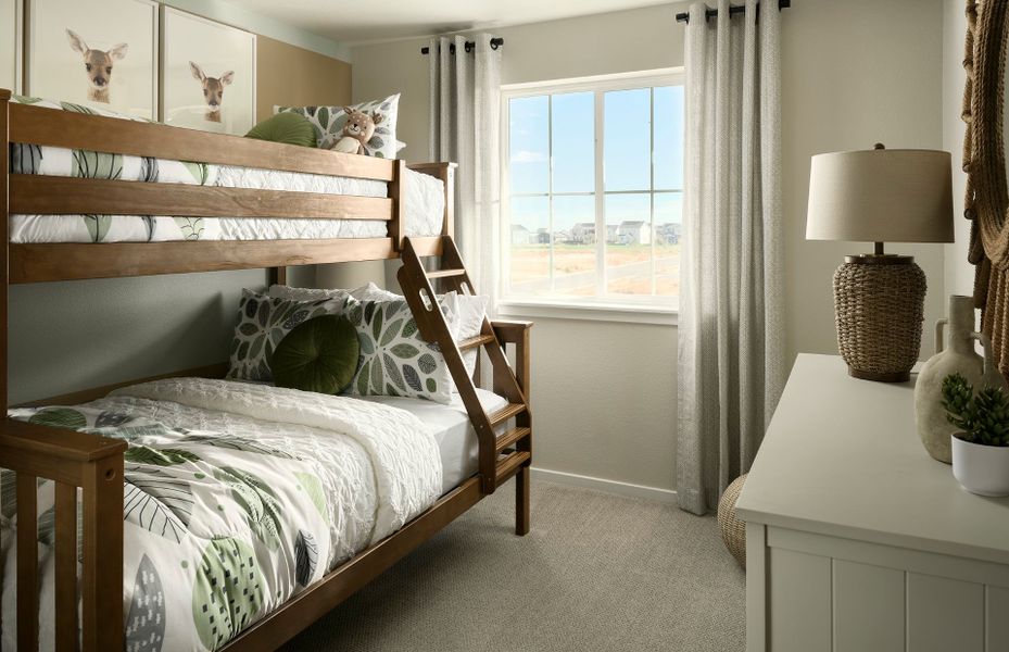 Furnished interior view inside a new home in Wolf Creek Run West, Strasburg (Image 10).