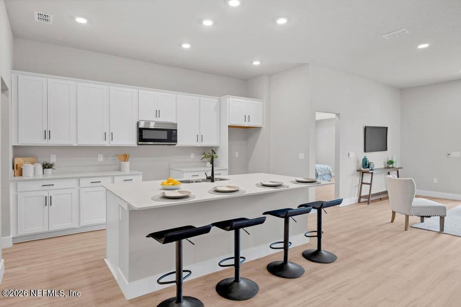 Furnished interior view inside a new home in , Jacksonville (Image 16).