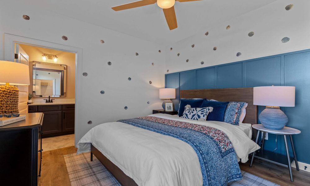 Representative furnished interior of a home built from the The Surfrider by Chesapeake Homes in The Willows, Loris (Image 27).