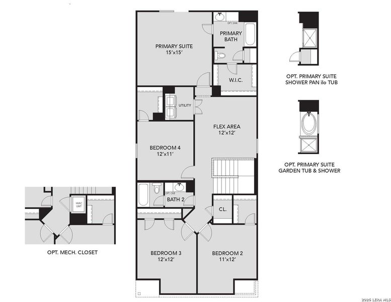 2D floor plan layout of this home in Melissa Ranch, San Antonio, TX (Image 2). 2D floor plan layout of this home in Melissa Ranch, San Antonio, TX (Image 2).
