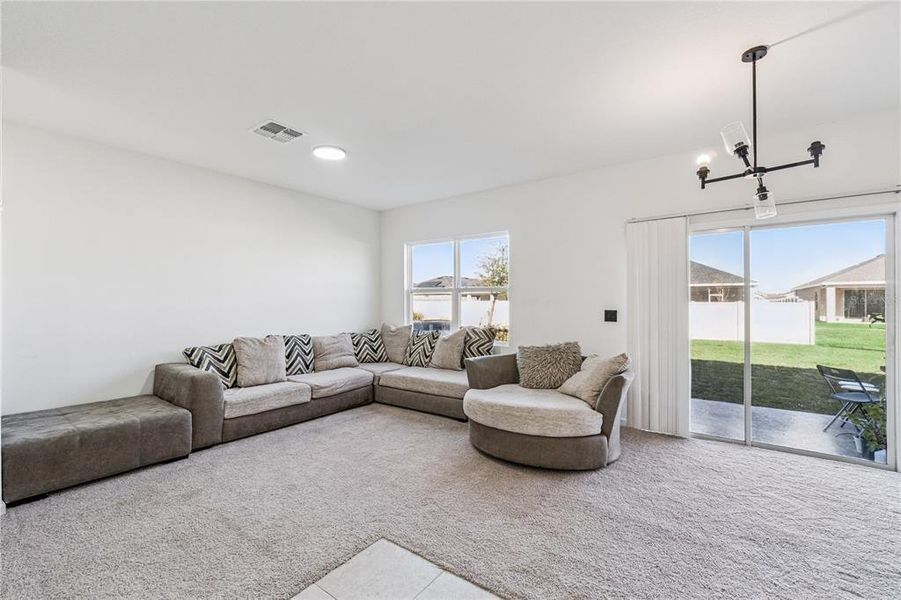 Furnished interior view inside a new home in , St. Cloud (Image 12).