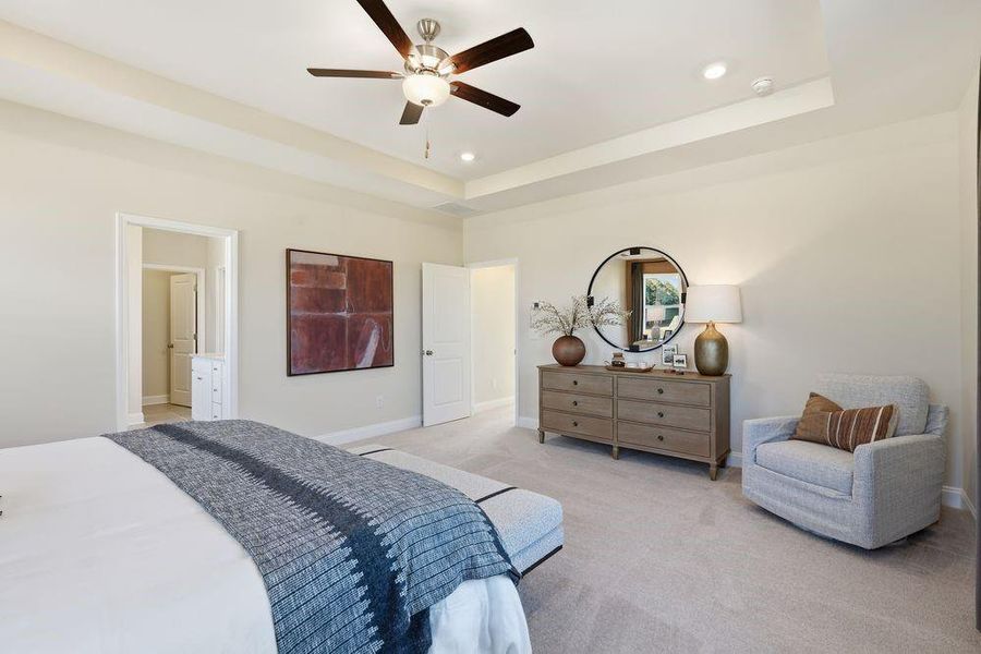 Furnished interior view inside a new home in Dreycott, Lawrenceville (Image 4). Furnished interior view inside a new home in Dreycott, Lawrenceville (Image 4).