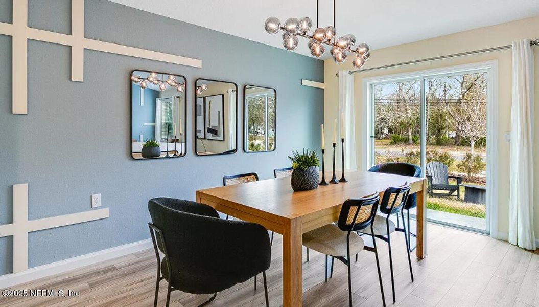 Furnished interior view inside a new home in Holstein Crossing: Holstein Crossing 50s, Green Cove Springs (Image 5).