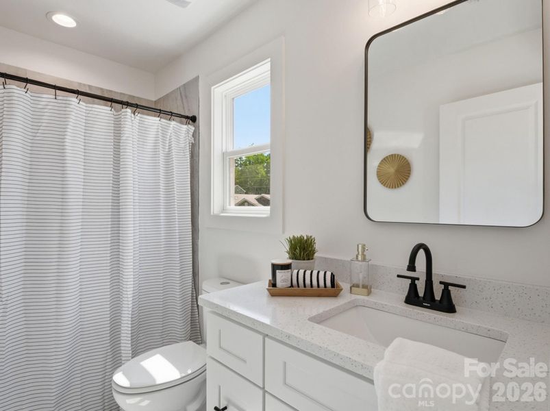 Furnished interior view inside a new home in , Charlotte (Image 35).