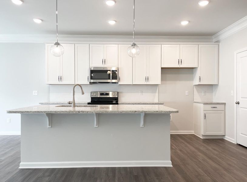 Furnished interior view inside a new home in Riverbrooke Townhomes, Simpsonville (Image 8).