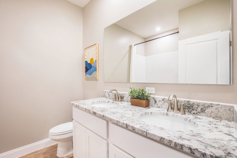 Representative furnished interior of a home built from the Huntington by Maronda Homes in Coastal Communities, Edgewater (Image 23).
