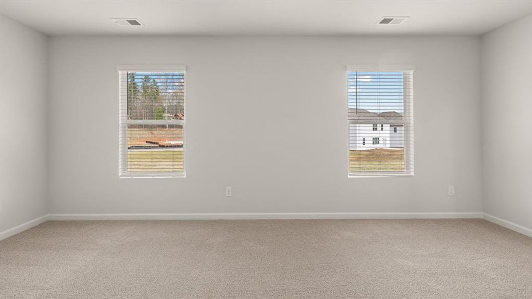 Spacious, unfurnished interior of a new home in Braselton Village, Braselton (Image 33). Spacious, unfurnished interior of a new home in Braselton Village, Braselton (Image 33).