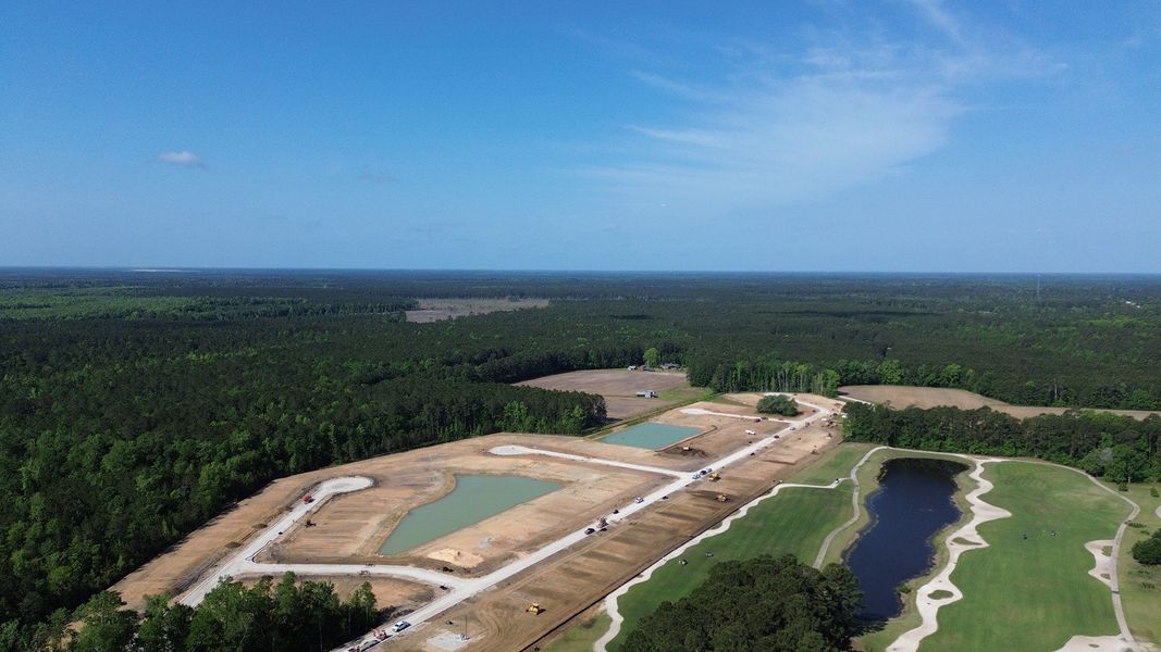 Site preparation for new homesites in The Preserve at Shaftesbury Glen, Conway (Image 20).