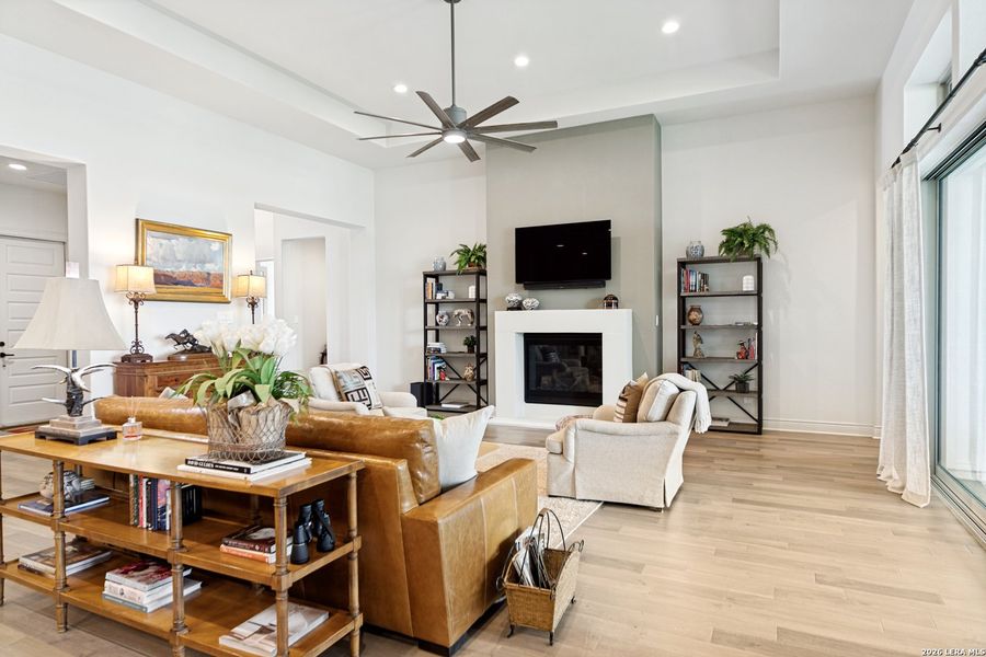 Furnished interior view inside a new home in Esperanza - 80' & 90', Boerne (Image 13).