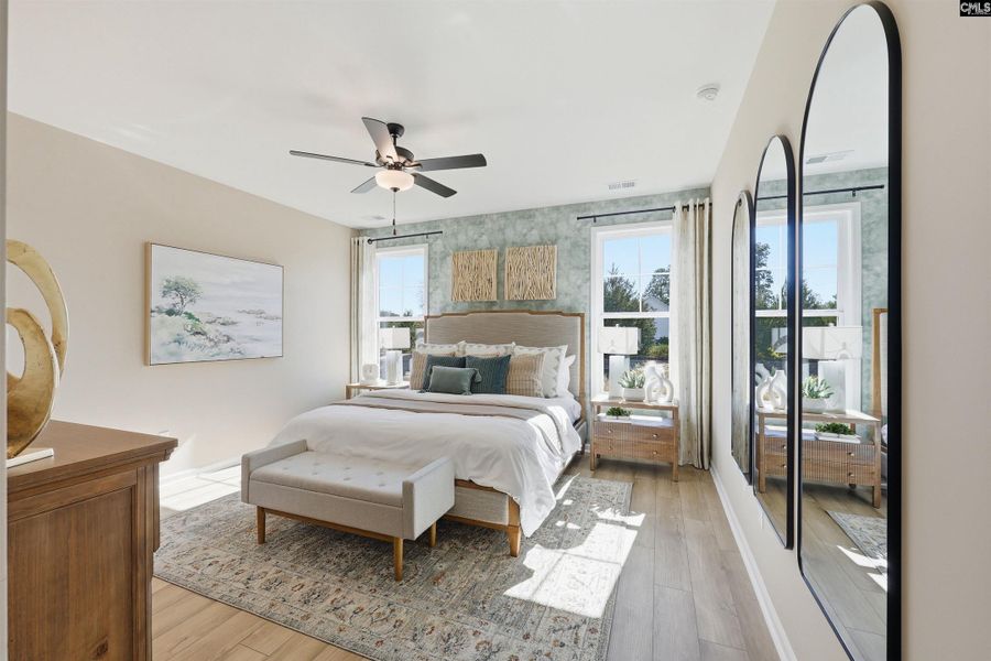 Furnished interior view inside a new home in Beach Forest, Sumter (Image 11).