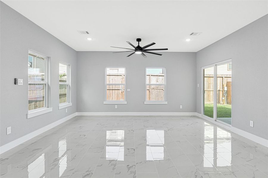 all the windows are vinyl double panel all the windows are vinyl double panel