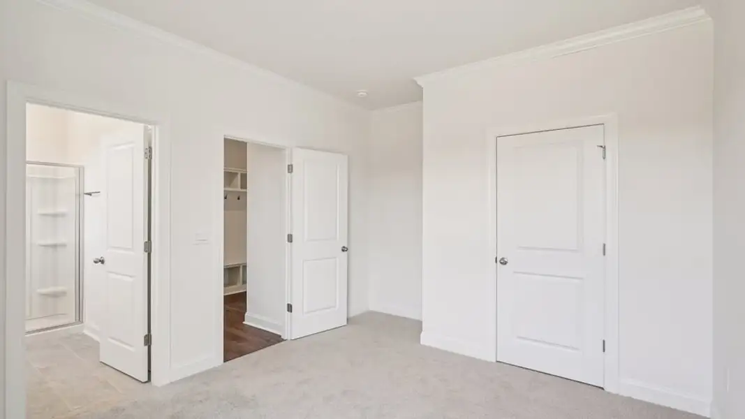 Spacious, unfurnished interior of a new home in Eagle Creek, Fuquay Varina (Image 24). Spacious, unfurnished interior of a new home in Eagle Creek, Fuquay Varina (Image 24).