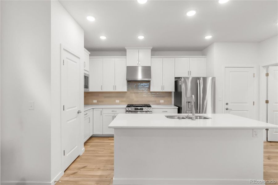 Furnished interior view inside a new home in , Colorado Springs (Image 14).