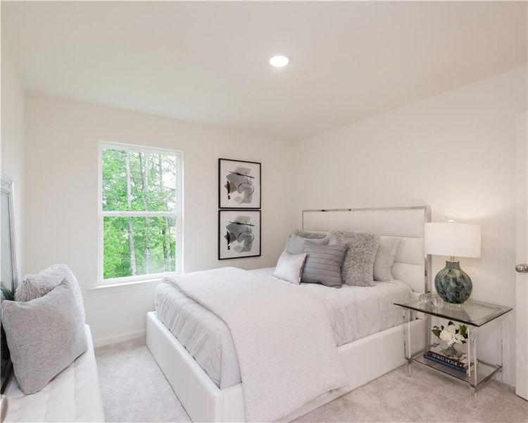 Furnished interior view inside a new home in Old Salem Crossing, Conyers (Image 29).