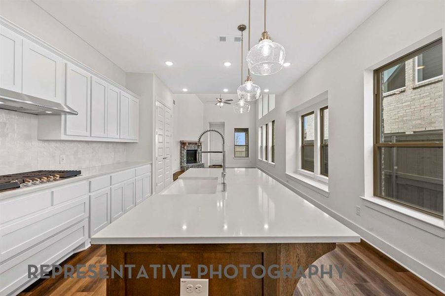 Furnished interior view inside a new home in Wellington, Haslet (Image 7).