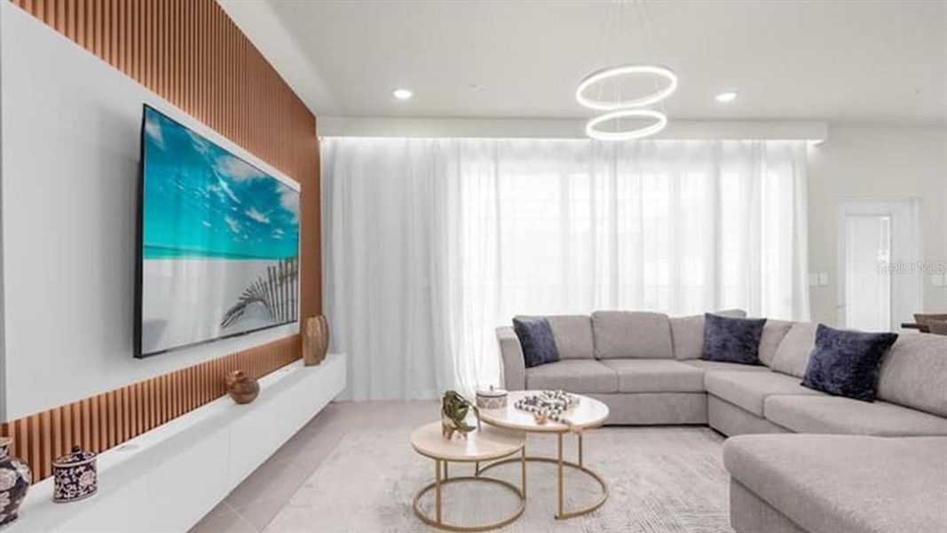 Furnished interior view inside a new home in , Clermont (Image 13).