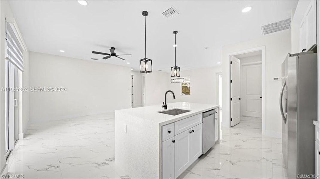 Furnished interior view inside a new home in , Lehigh Acres (Image 5).