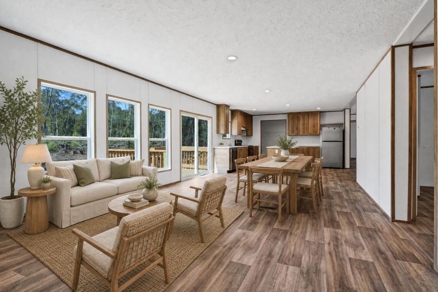 Furnished interior view inside a new home in , Walterboro (Image 9).