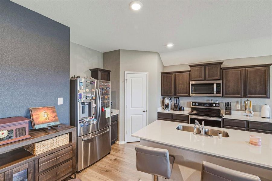 Furnished interior view inside a new home in Stonewyck Farms, Ennis (Image 14).