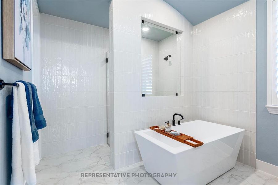 Furnished interior view inside a new home in Canyon Creek Estates, Sherman (Image 34).