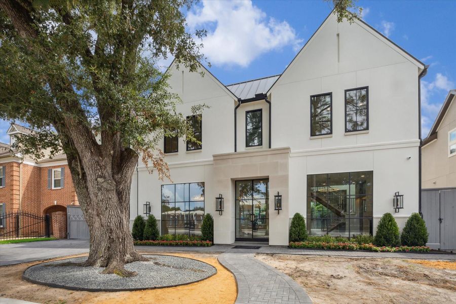 Front exterior of a new home in , West University Place, TX, highlighting curb appeal (Image 18).