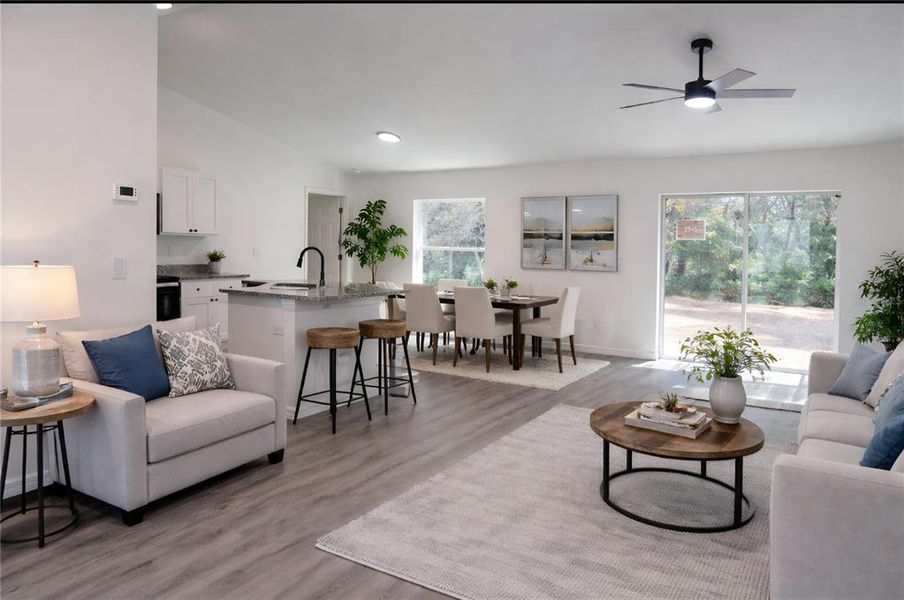 Furnished interior view inside a new home in , Summerfield (Image 4).