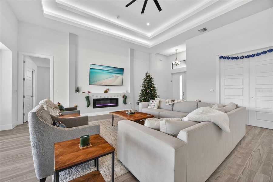 Furnished interior view inside a new home in , Cape Coral (Image 11). Furnished interior view inside a new home in , Cape Coral (Image 11).