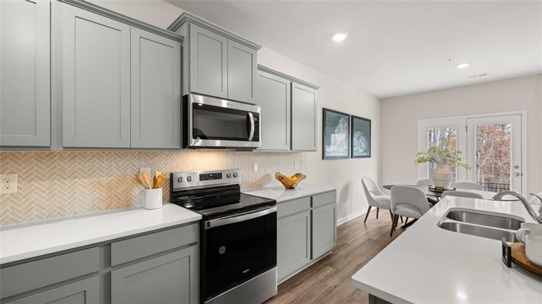 Furnished interior view inside a new home in Echo Glen, Stockbridge (Image 11).